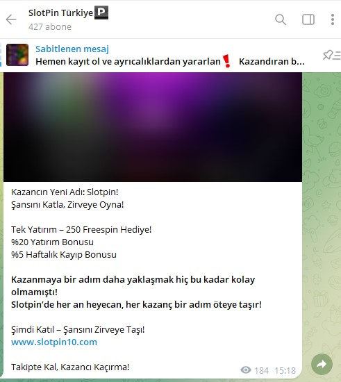 Slotpin Telegram