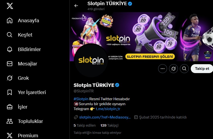 Slotpin Twitter